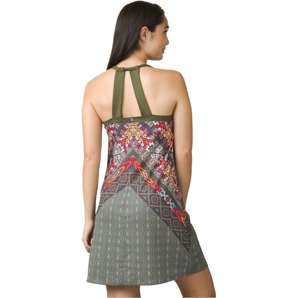 PRANA S Cantine Dress in Cargo Marrakesh Pattern in Size Small - Picture 2 of 9